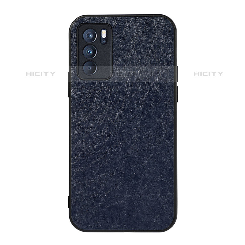 Funda Lujo Cuero Carcasa B05H para Oppo Reno6 Pro 5G India