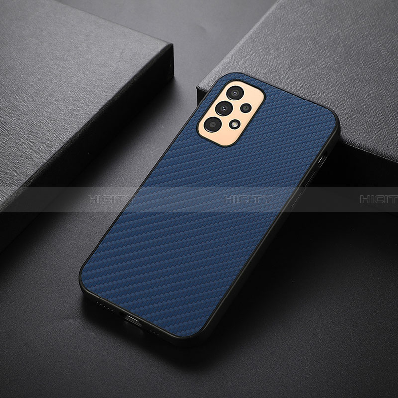 Funda Lujo Cuero Carcasa B05H para Samsung Galaxy A13 4G Azul