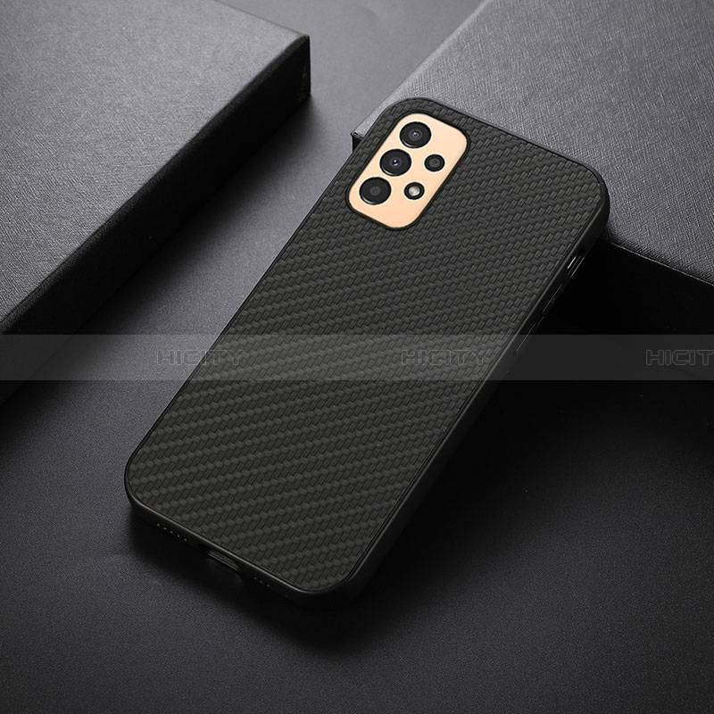 Funda Lujo Cuero Carcasa B05H para Samsung Galaxy A13 4G Negro