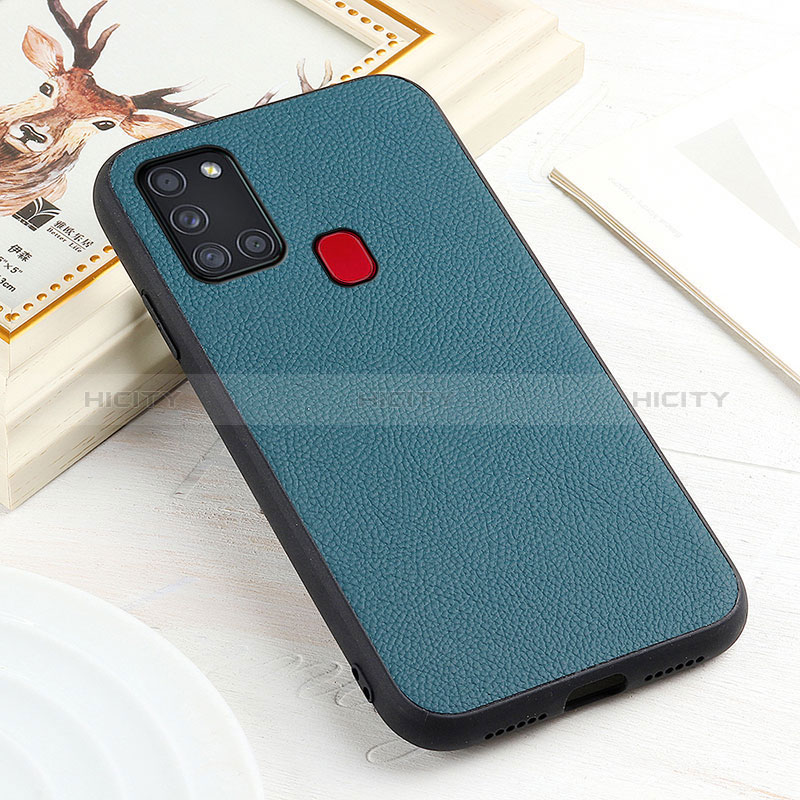 Funda Lujo Cuero Carcasa B05H para Samsung Galaxy A21s