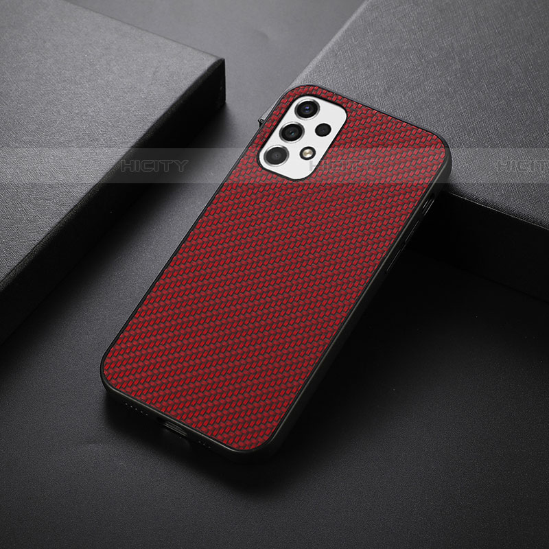 Funda Lujo Cuero Carcasa B05H para Samsung Galaxy A53 5G Rojo