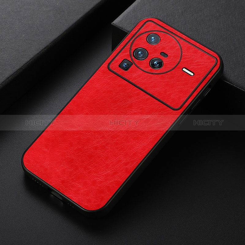 Funda Lujo Cuero Carcasa B05H para Vivo X80 Pro 5G