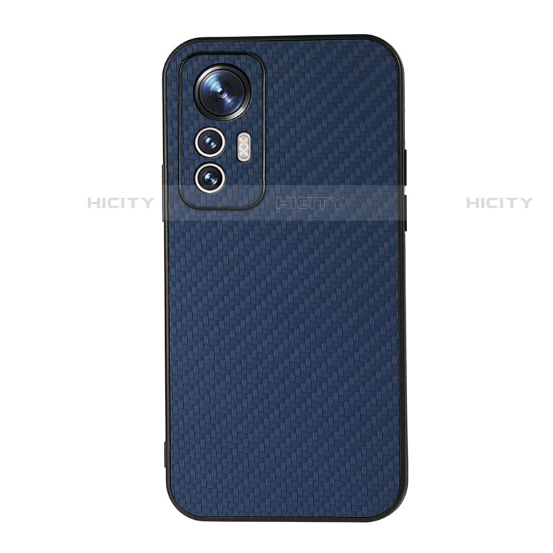 Funda Lujo Cuero Carcasa B05H para Xiaomi Mi 12 Pro 5G Azul