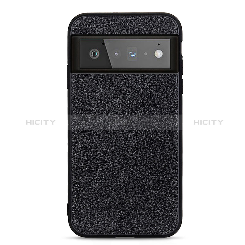 Funda Lujo Cuero Carcasa B06H para Google Pixel 6 Pro 5G Negro