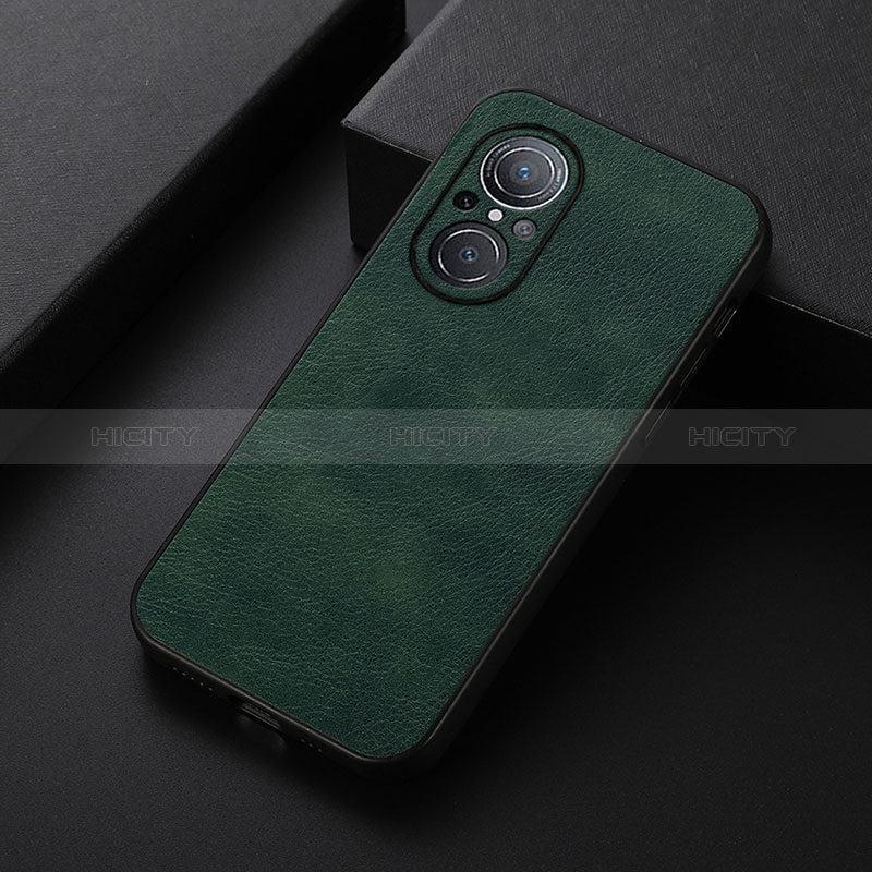 Funda Lujo Cuero Carcasa B06H para Huawei Honor 50 SE 5G Verde