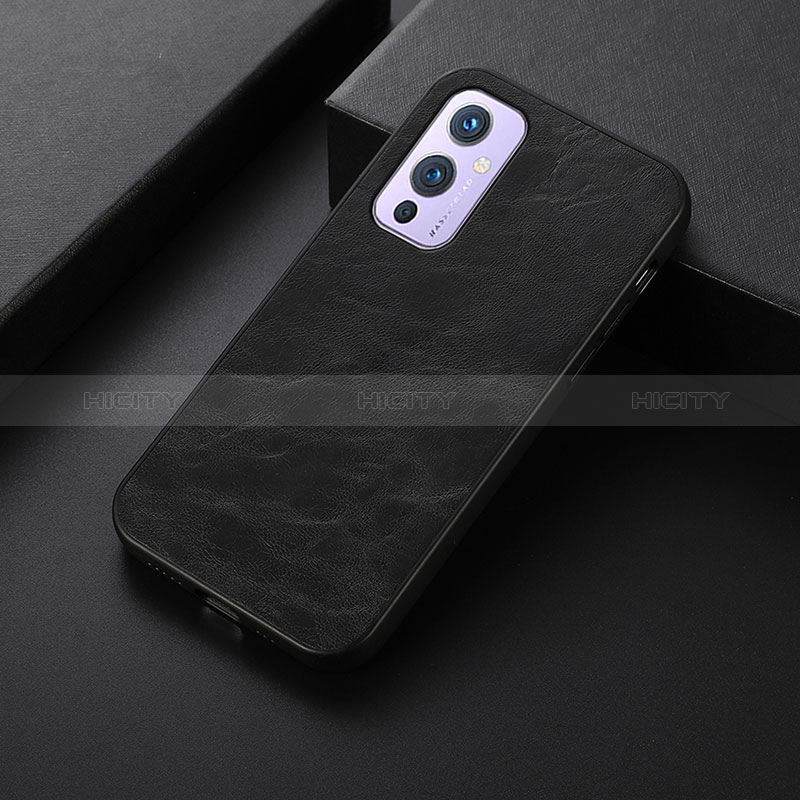 Funda Lujo Cuero Carcasa B06H para OnePlus 9 5G Negro