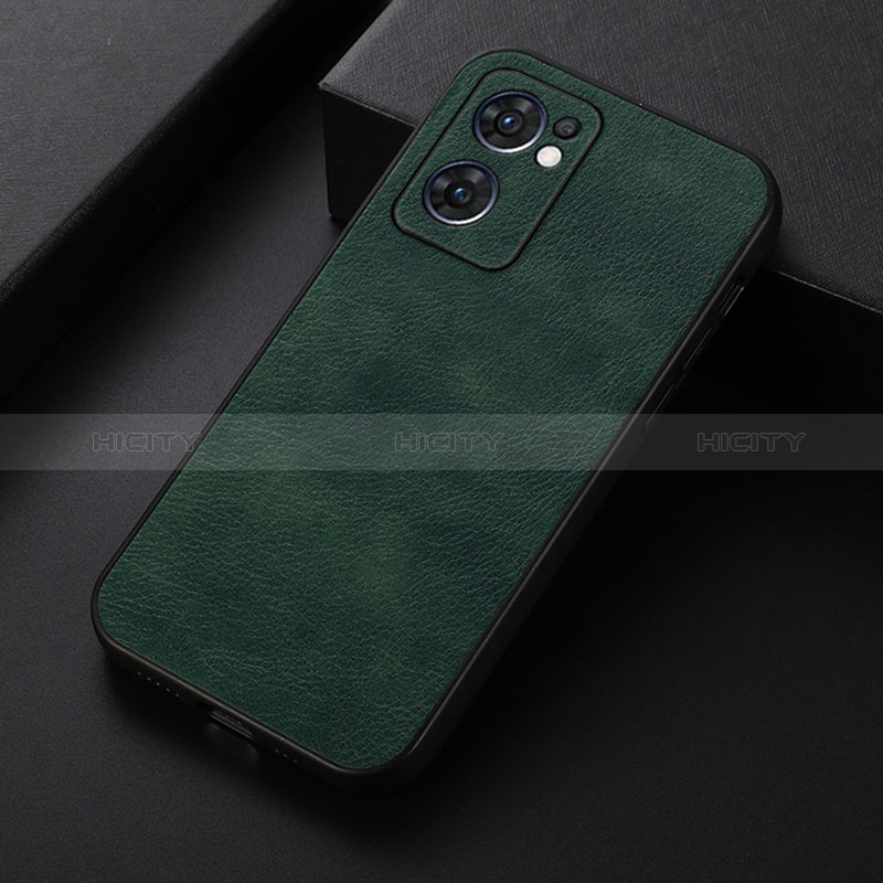 Funda Lujo Cuero Carcasa B06H para OnePlus Nord CE 2 5G Verde