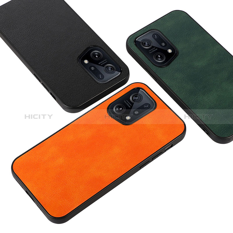 Funda Lujo Cuero Carcasa B06H para Oppo Find X5 5G