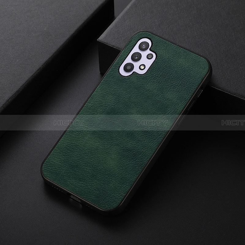 Funda Lujo Cuero Carcasa B06H para Samsung Galaxy A32 5G Verde