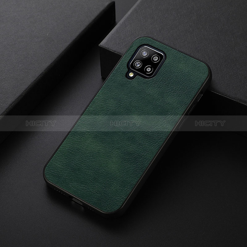 Funda Lujo Cuero Carcasa B06H para Samsung Galaxy A42 5G Verde