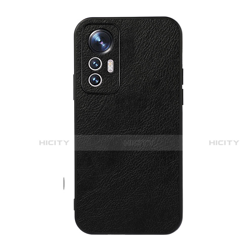 Funda Lujo Cuero Carcasa B06H para Xiaomi Mi 12 5G Negro