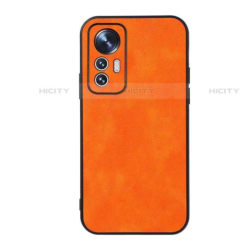 Funda Lujo Cuero Carcasa B06H para Xiaomi Mi 12X 5G Naranja