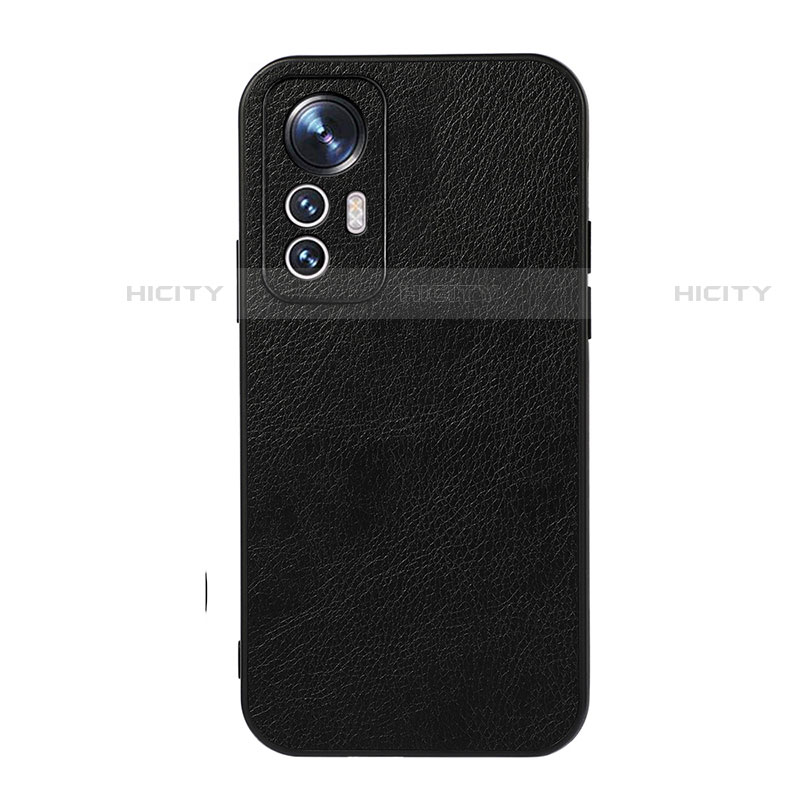 Funda Lujo Cuero Carcasa B06H para Xiaomi Mi 12X 5G Negro