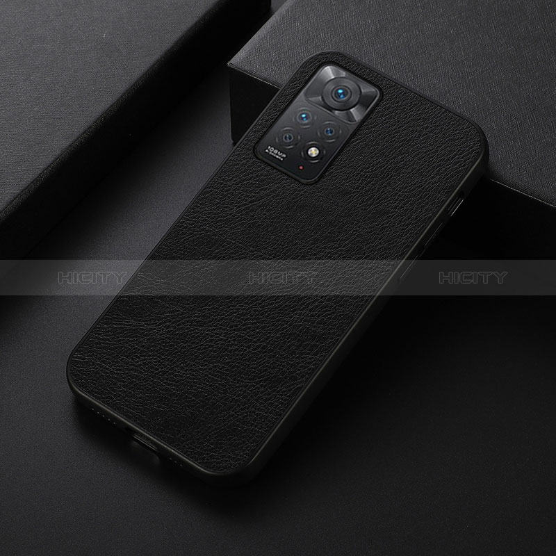 Funda Lujo Cuero Carcasa B06H para Xiaomi Redmi Note 11 Pro 5G Negro