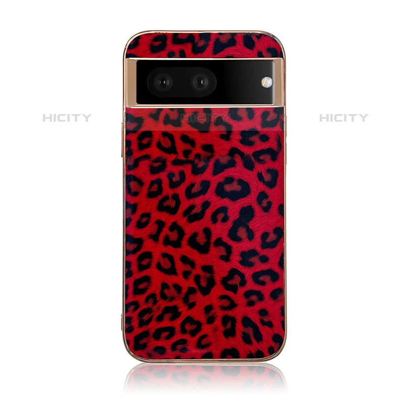 Funda Lujo Cuero Carcasa B07H para Google Pixel 6a 5G Rojo