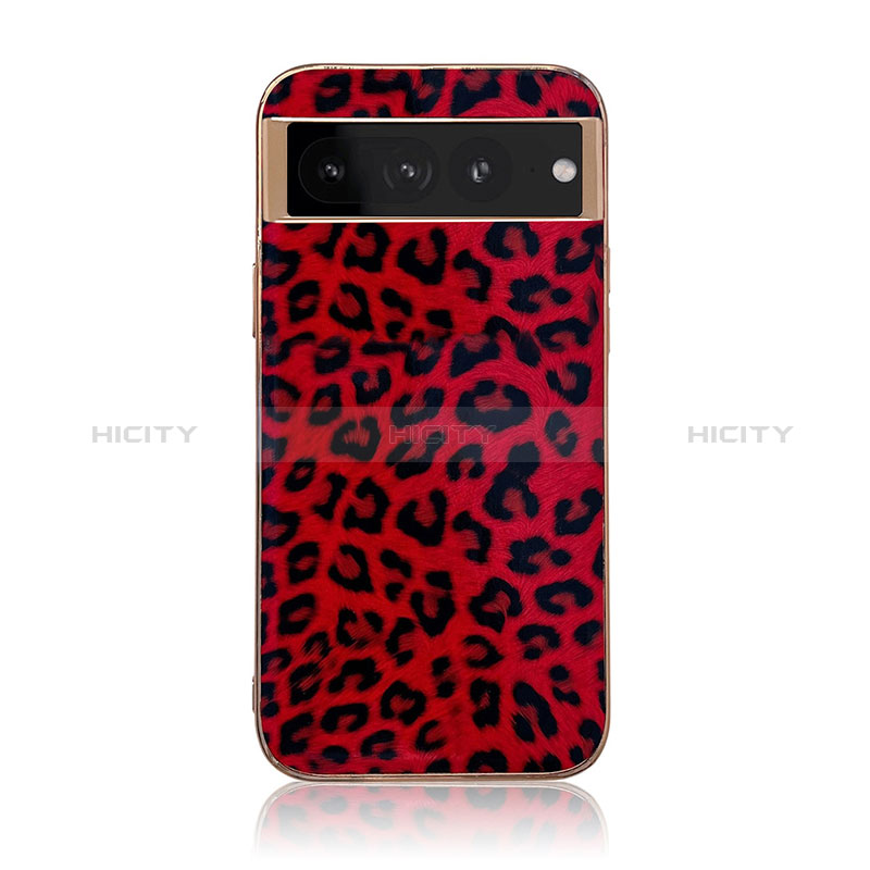 Funda Lujo Cuero Carcasa B07H para Google Pixel 7 Pro 5G Rojo