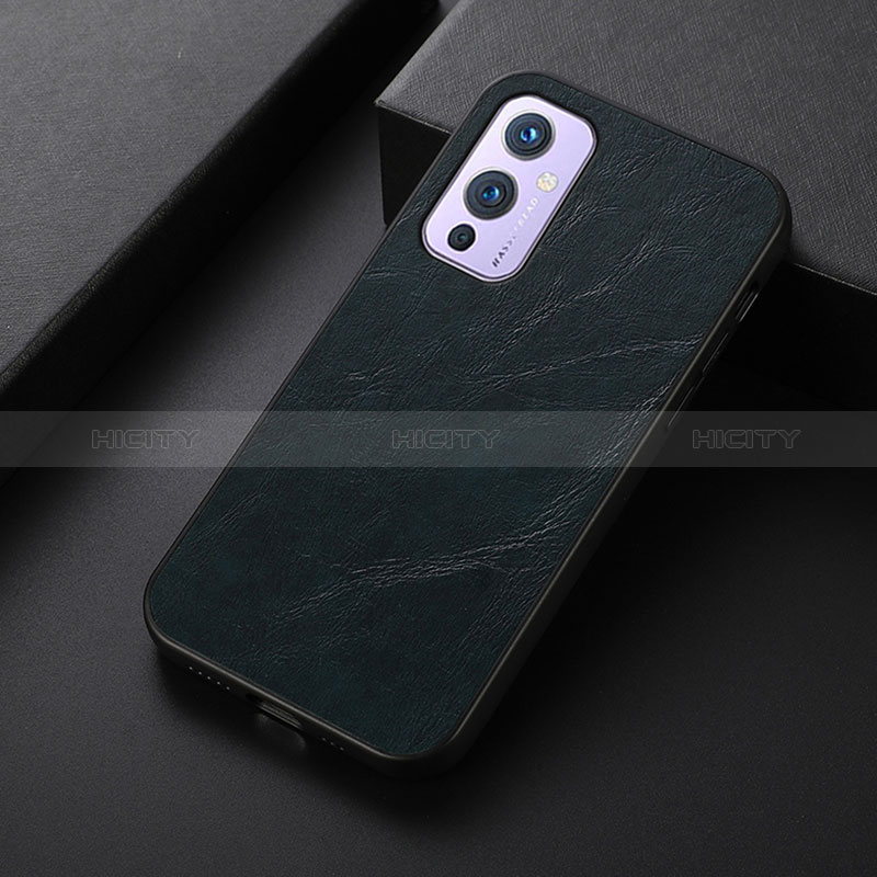 Funda Lujo Cuero Carcasa B07H para OnePlus 9 5G Azul