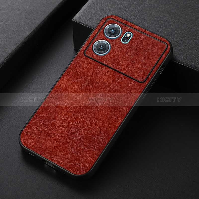 Funda Lujo Cuero Carcasa B07H para Oppo K10 5G Marron