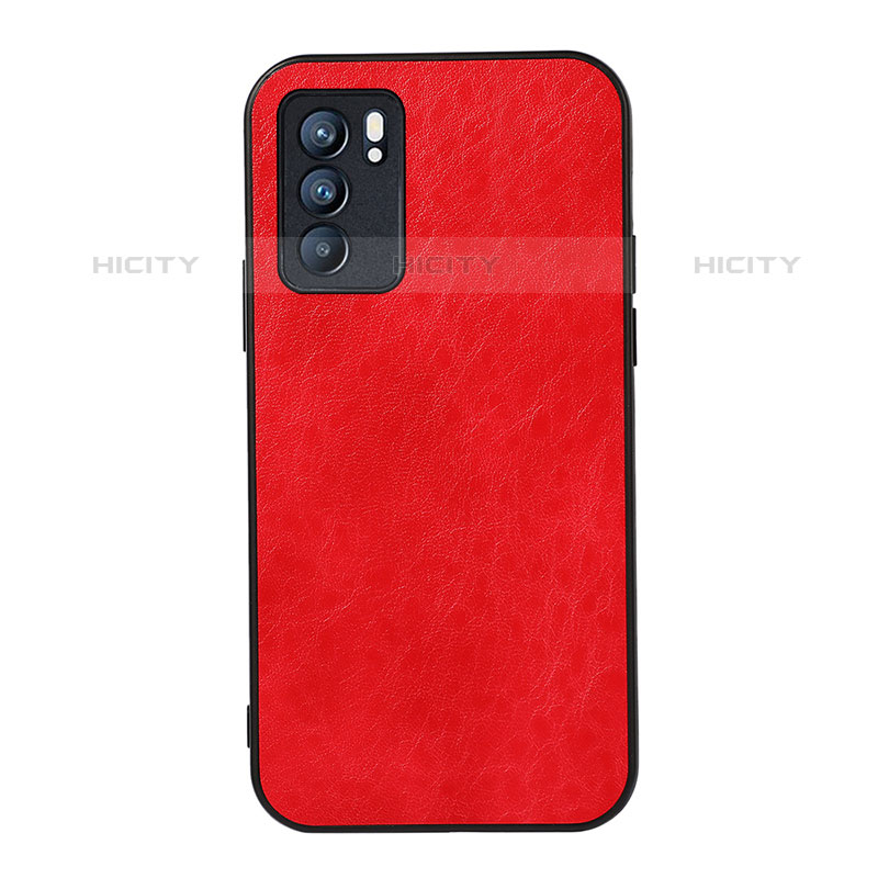 Funda Lujo Cuero Carcasa B07H para Oppo Reno6 5G