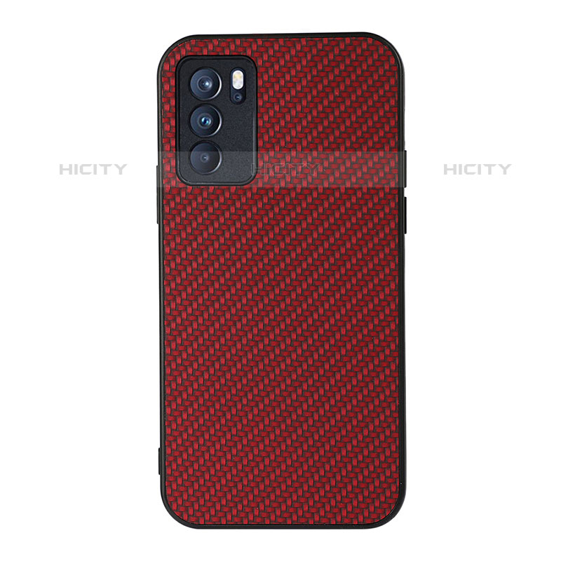 Funda Lujo Cuero Carcasa B07H para Oppo Reno6 Pro 5G India