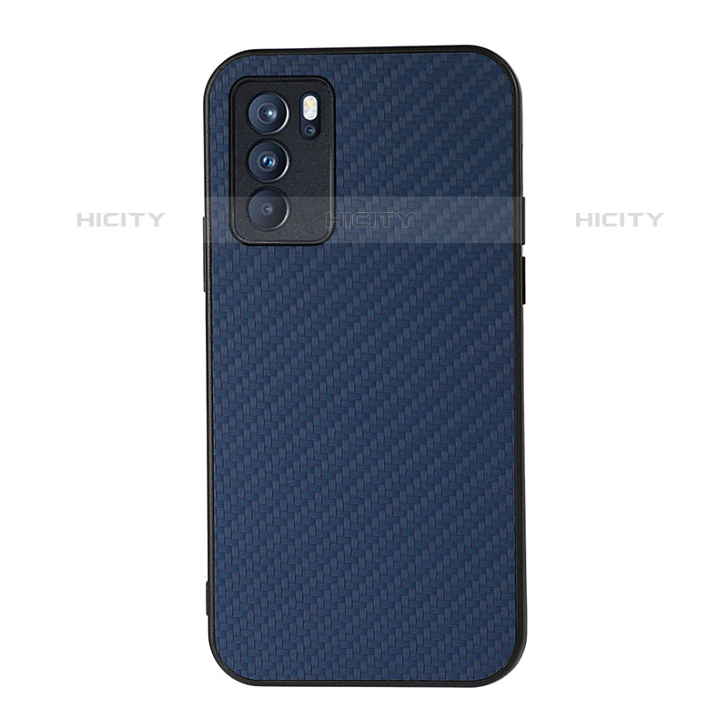 Funda Lujo Cuero Carcasa B07H para Oppo Reno6 Pro 5G India