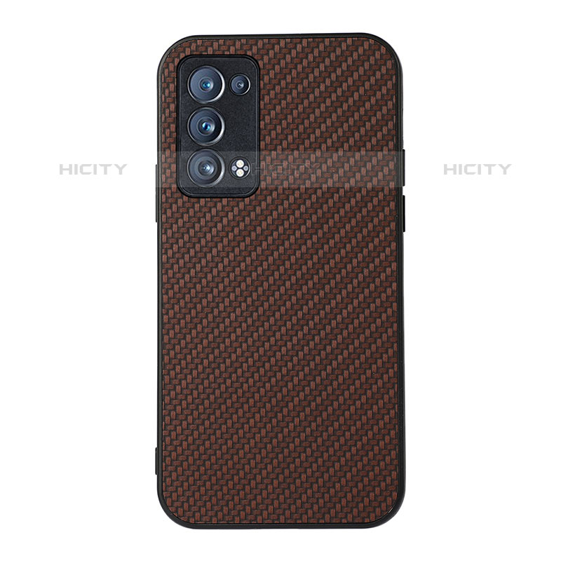 Funda Lujo Cuero Carcasa B07H para Oppo Reno6 Pro+ Plus 5G