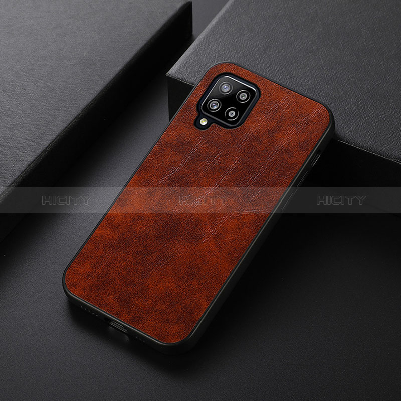 Funda Lujo Cuero Carcasa B07H para Samsung Galaxy A42 5G Rojo