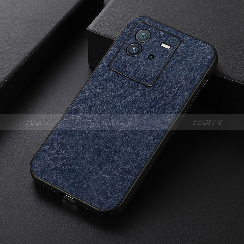 Funda Lujo Cuero Carcasa B07H para Vivo iQOO Neo6 5G Azul