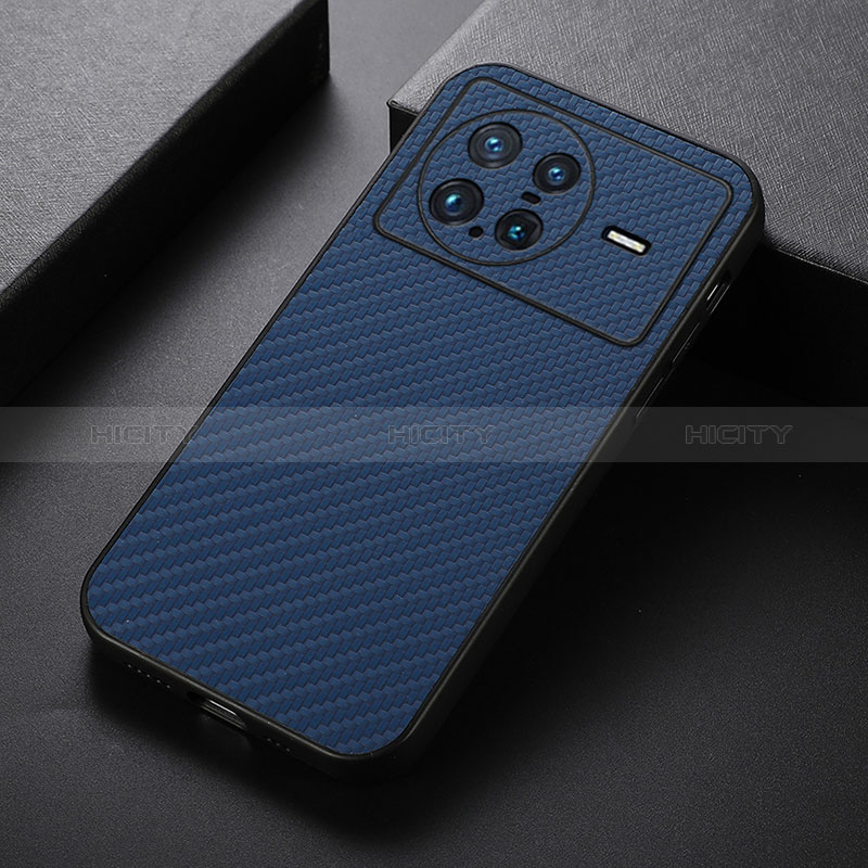 Funda Lujo Cuero Carcasa B07H para Vivo X Note Azul