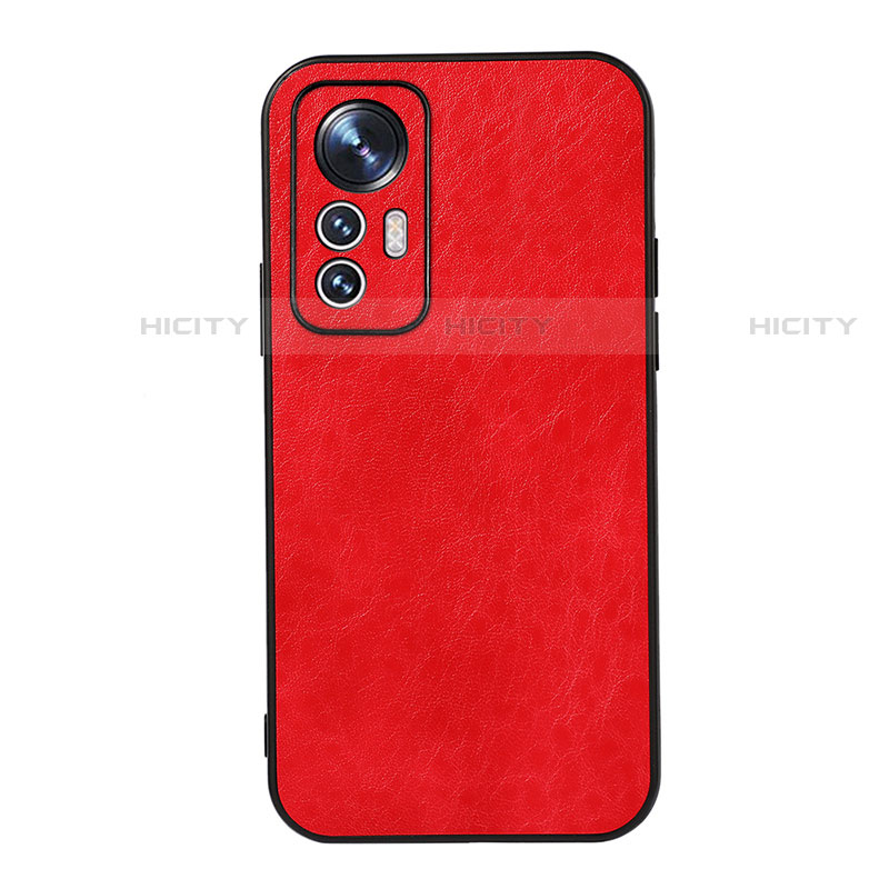 Funda Lujo Cuero Carcasa B07H para Xiaomi Mi 12 Lite 5G Rojo