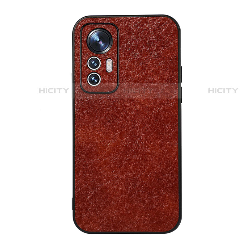 Funda Lujo Cuero Carcasa B07H para Xiaomi Mi 12X 5G Marron