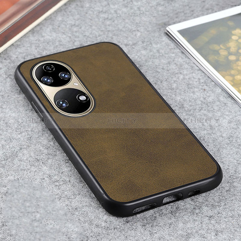 Funda Lujo Cuero Carcasa B08H para Huawei P50e