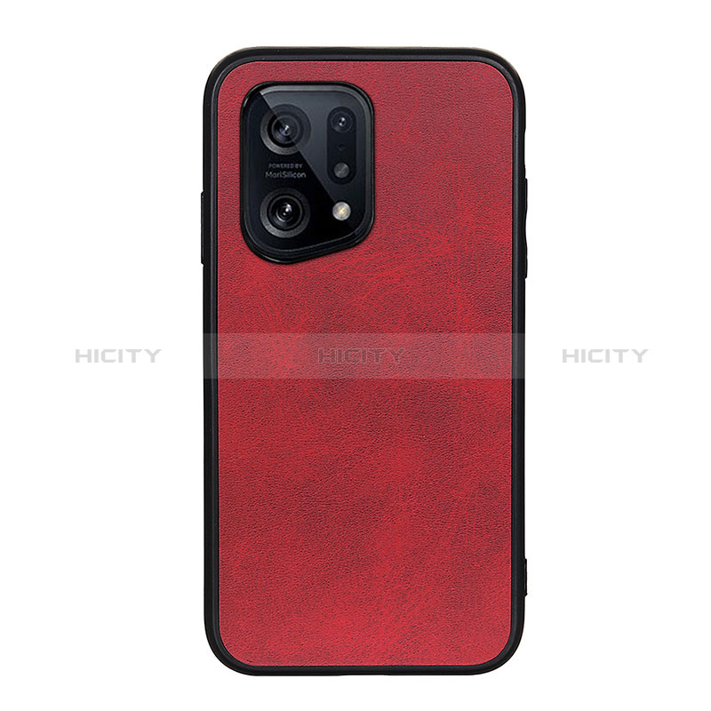 Funda Lujo Cuero Carcasa B08H para Oppo Find X5 5G