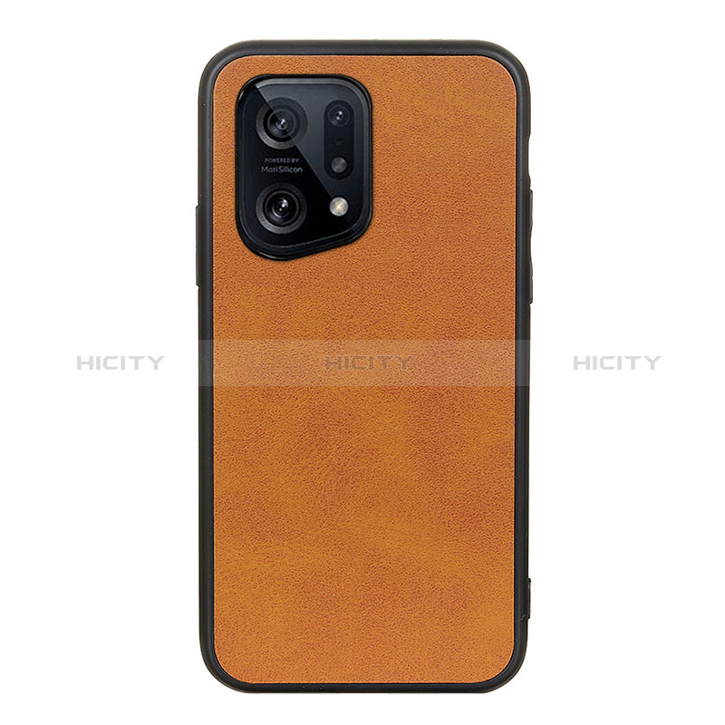 Funda Lujo Cuero Carcasa B08H para Oppo Find X5 5G