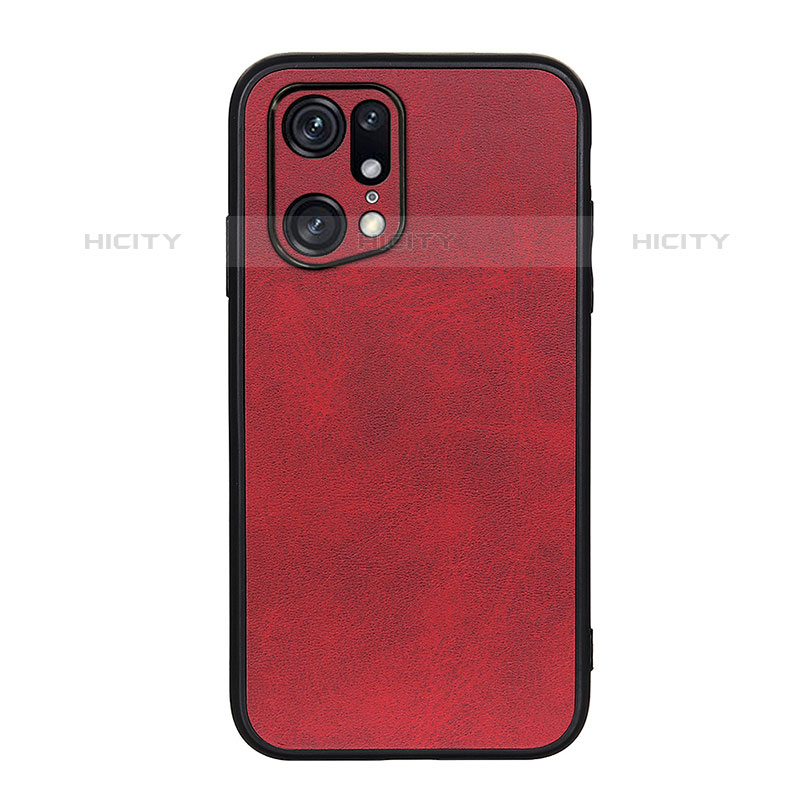 Funda Lujo Cuero Carcasa B08H para Oppo Find X5 Pro 5G