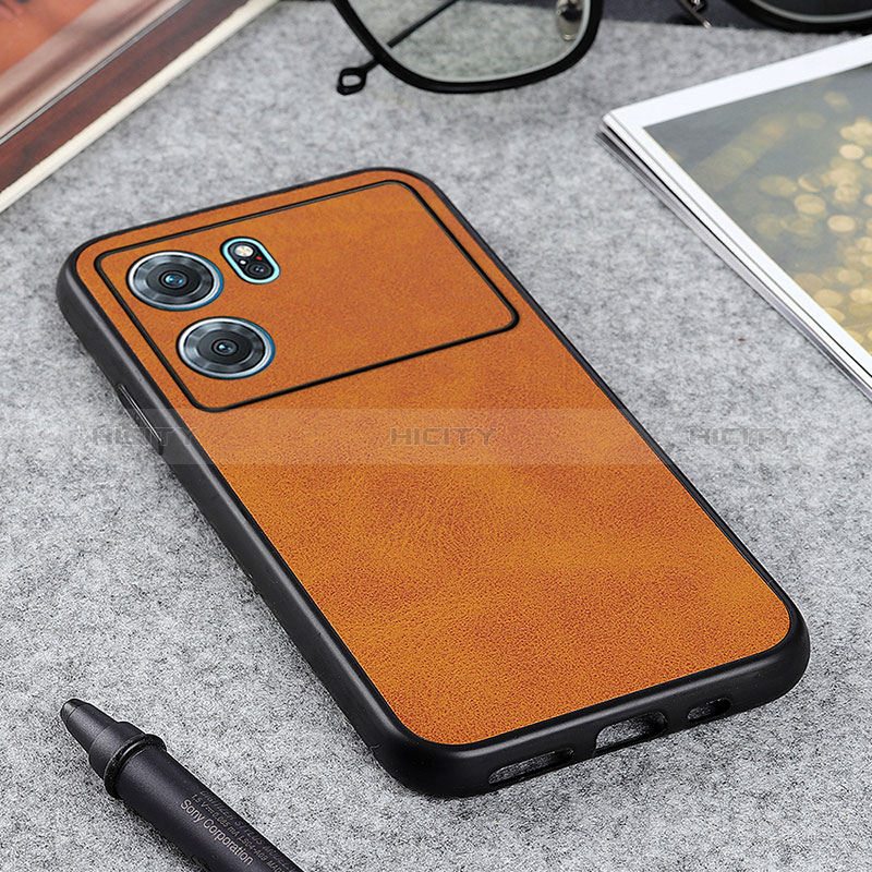 Funda Lujo Cuero Carcasa B08H para Oppo K10 5G Marron