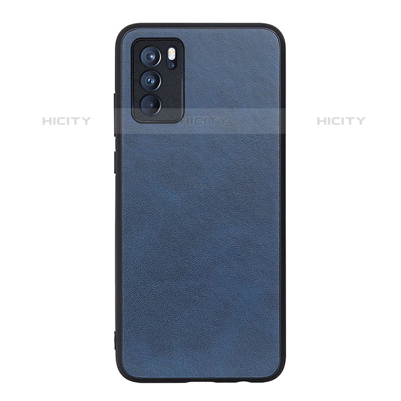 Funda Lujo Cuero Carcasa B08H para Oppo Reno6 Pro 5G India