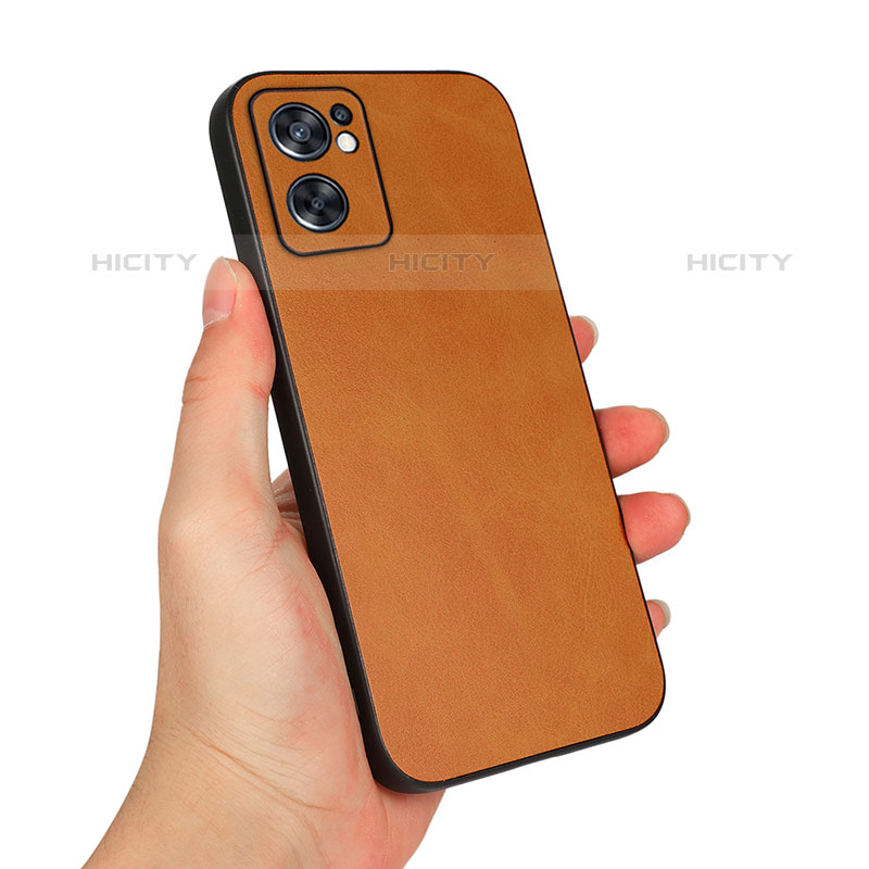 Funda Lujo Cuero Carcasa B08H para Oppo Reno7 SE 5G