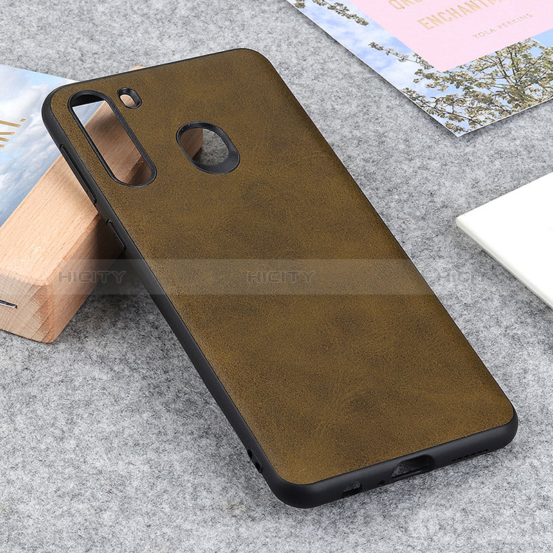 Funda Lujo Cuero Carcasa B08H para Samsung Galaxy A21