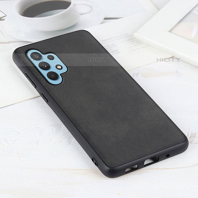 Funda Lujo Cuero Carcasa B08H para Samsung Galaxy M32 5G Negro