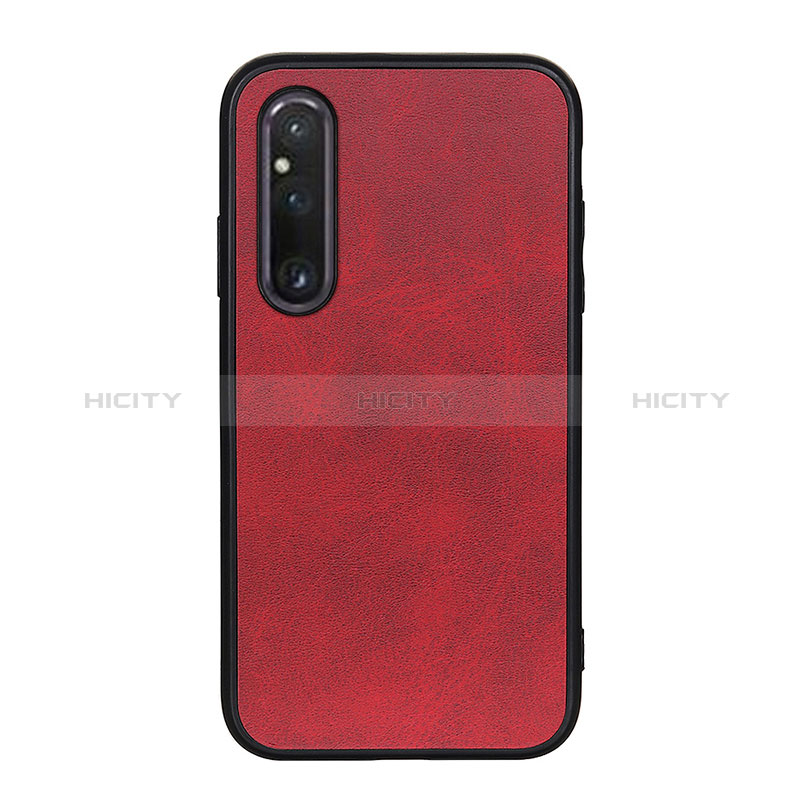 Funda Lujo Cuero Carcasa B08H para Sony Xperia 1 V Rojo