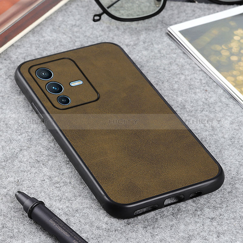 Funda Lujo Cuero Carcasa B08H para Vivo V23 Pro 5G