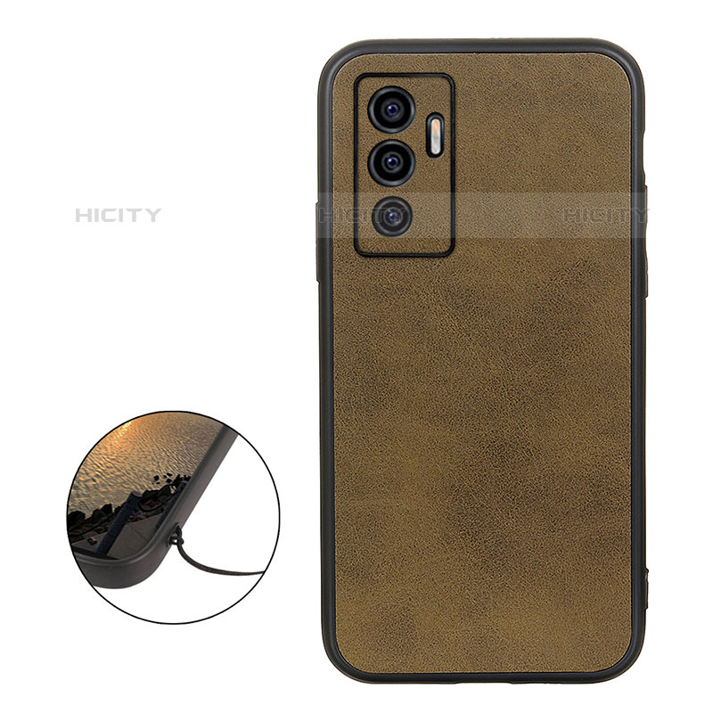 Funda Lujo Cuero Carcasa B08H para Vivo V23e