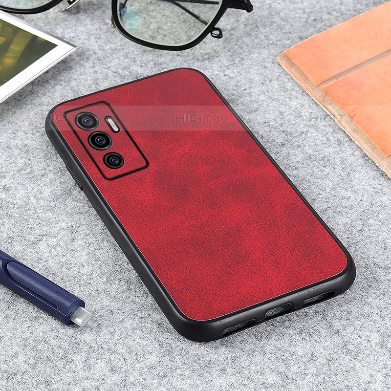 Funda Lujo Cuero Carcasa B08H para Vivo V23e