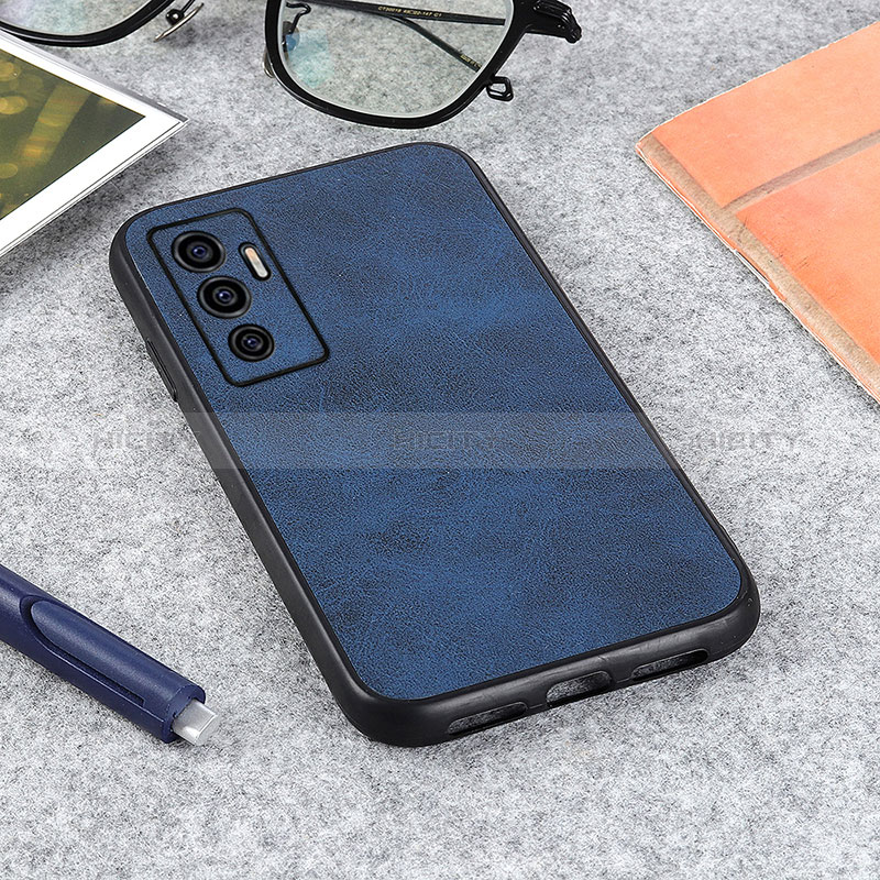 Funda Lujo Cuero Carcasa B08H para Vivo Y75 4G