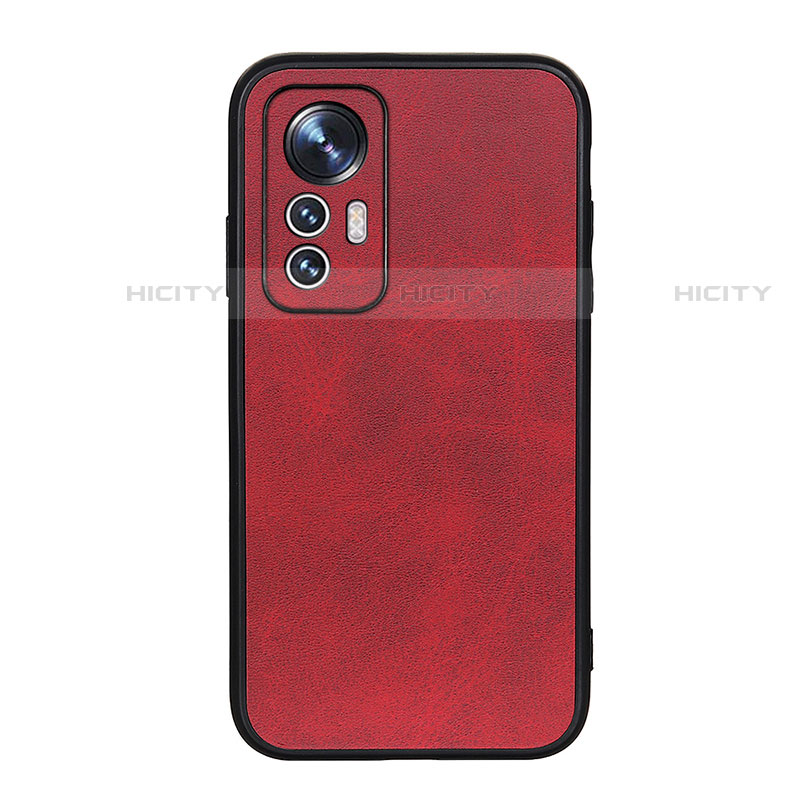 Funda Lujo Cuero Carcasa B08H para Xiaomi Mi 12 Lite 5G Rojo