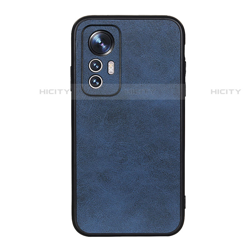 Funda Lujo Cuero Carcasa B08H para Xiaomi Mi 12S Pro 5G Azul