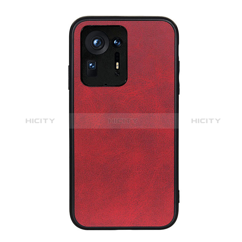 Funda Lujo Cuero Carcasa B08H para Xiaomi Mi Mix 4 5G Rojo