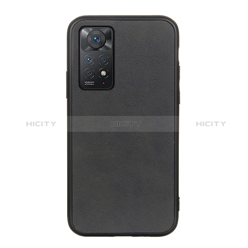 Funda Lujo Cuero Carcasa B08H para Xiaomi Redmi Note 12 Pro 4G Negro