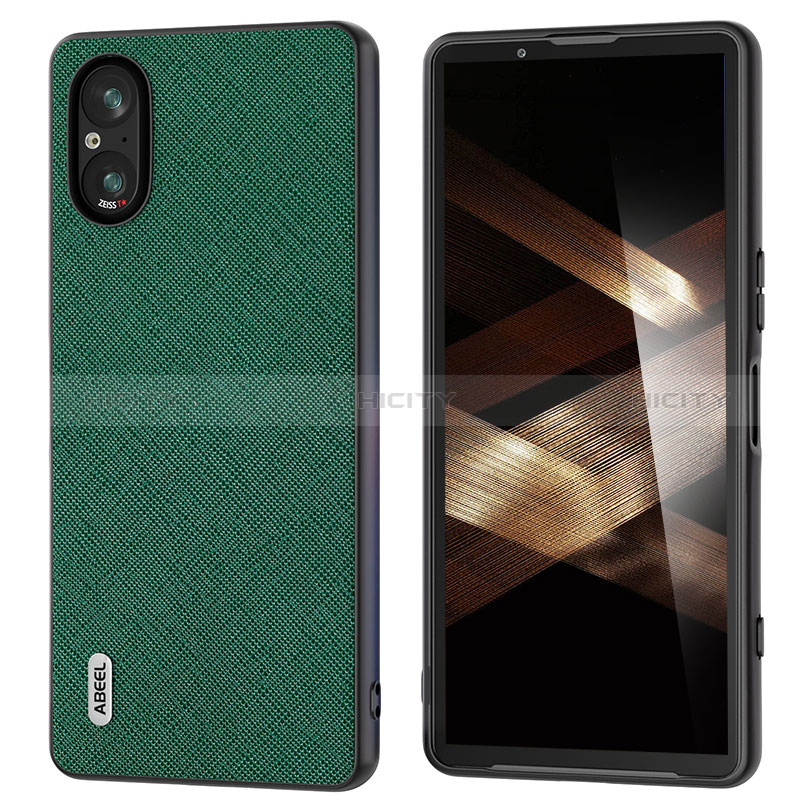 Funda Lujo Cuero Carcasa BH5 para Sony Xperia 5 V Verde